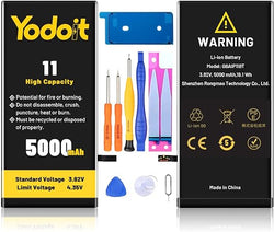 Battery Replacement for iPhone 11 5000mAh High Capacity Yodoit