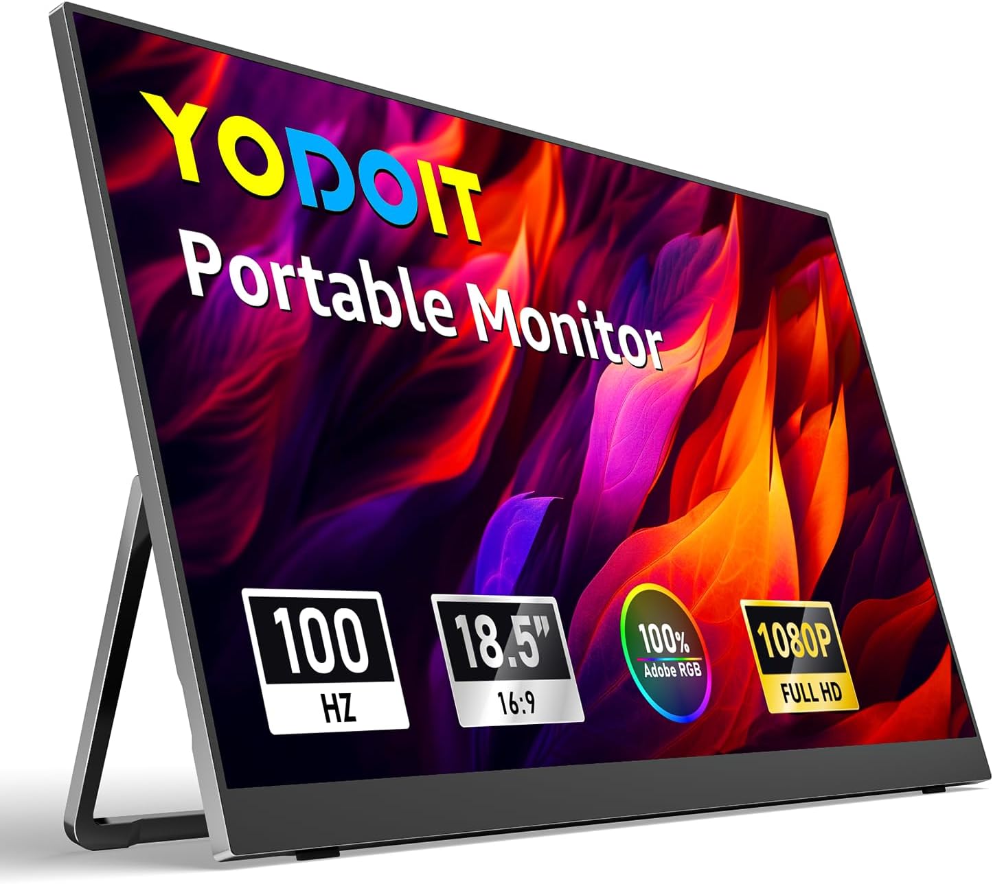 YODOIT Portable Monitor | 18.5” FHD 1080P 100Hz