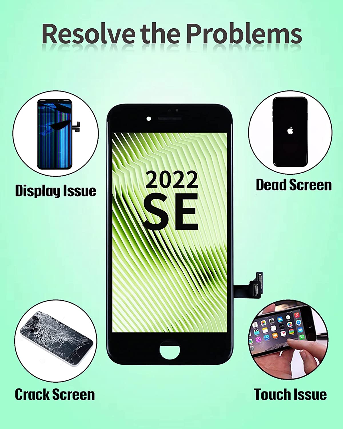 iPhone SE 2022/SE3 Display-Ersatzdisplaybaugruppe